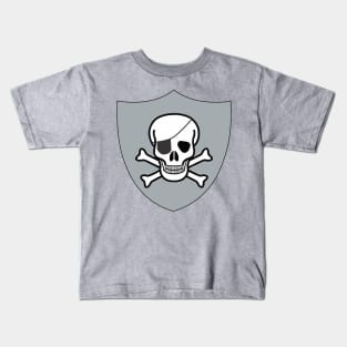 EyepatchSkull&CrossbonesShield Kids T-Shirt